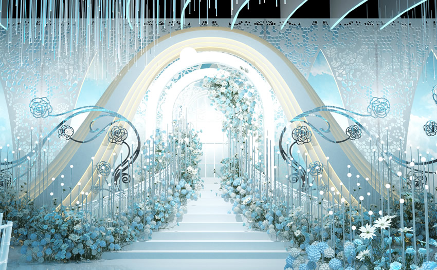 华州釡香烙馍村水晶厅效果展示